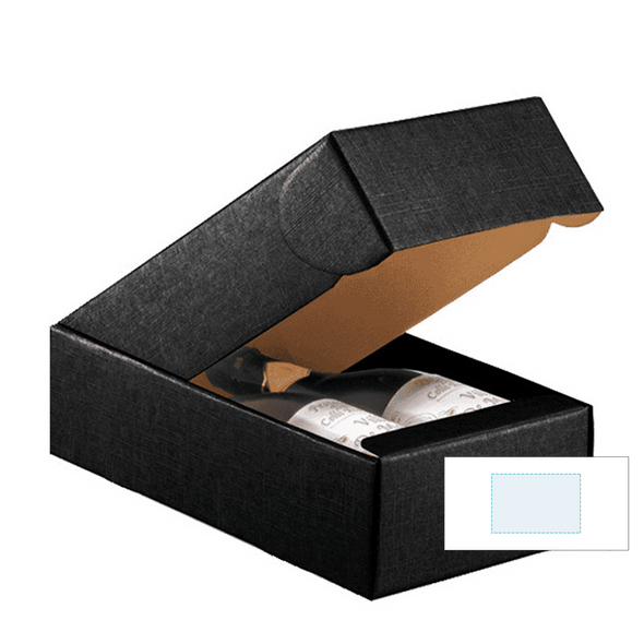 Carton pour 2 bouteilles en carton